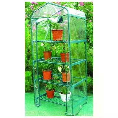 VIGOR-BLINKY BLINKY 79727-10 Serra da Giardino in PVC con 4 Ripiani, 69 × 49 × 157 cm VIGOR-BLINKY BLINKY 79727-10 Serra da Giardino in PVC con 4 Ripiani, 69 × 49 × 157 cm