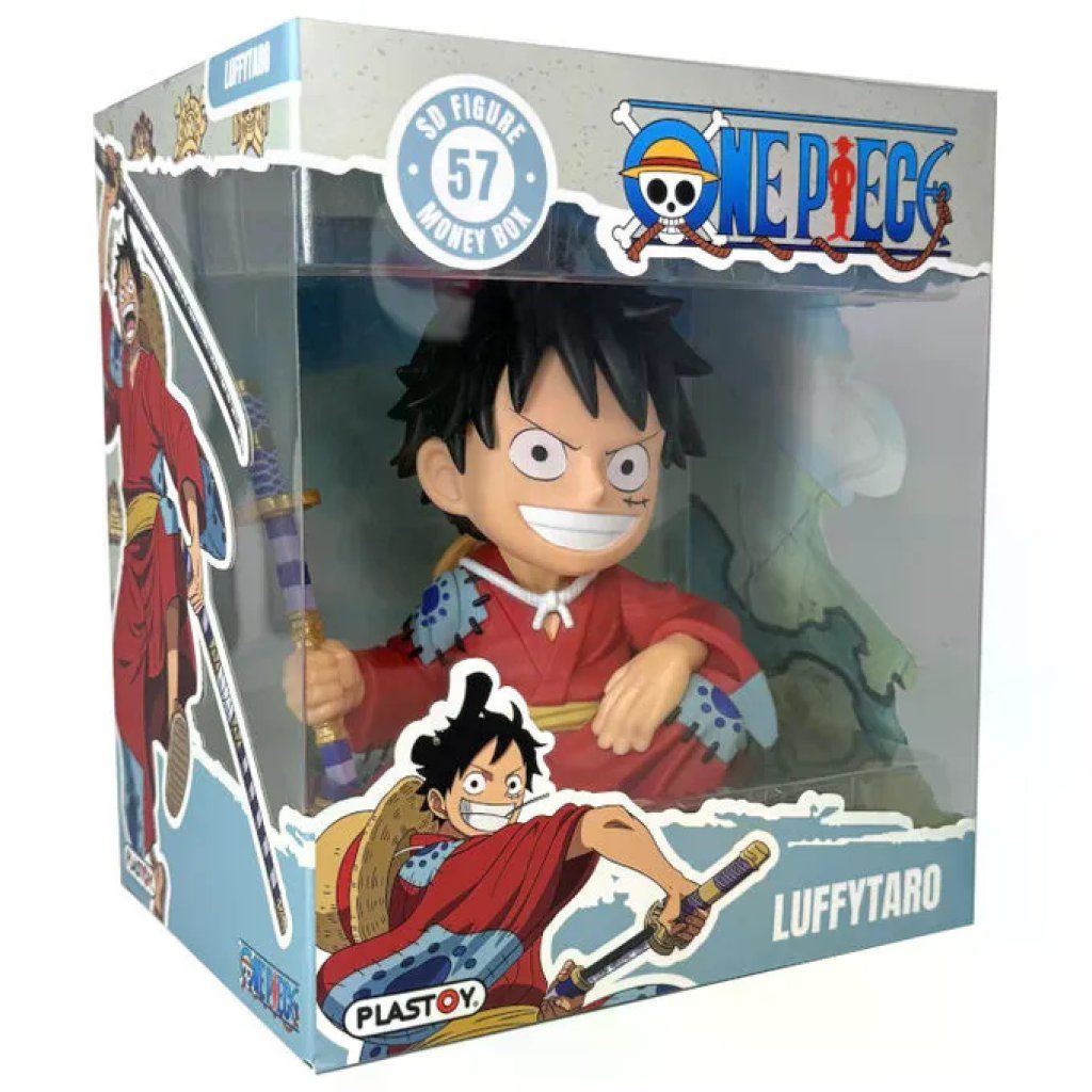 PLASTOY Salvadanaio Luffytaro One Piece in Vinile 15 cm – Plastoy