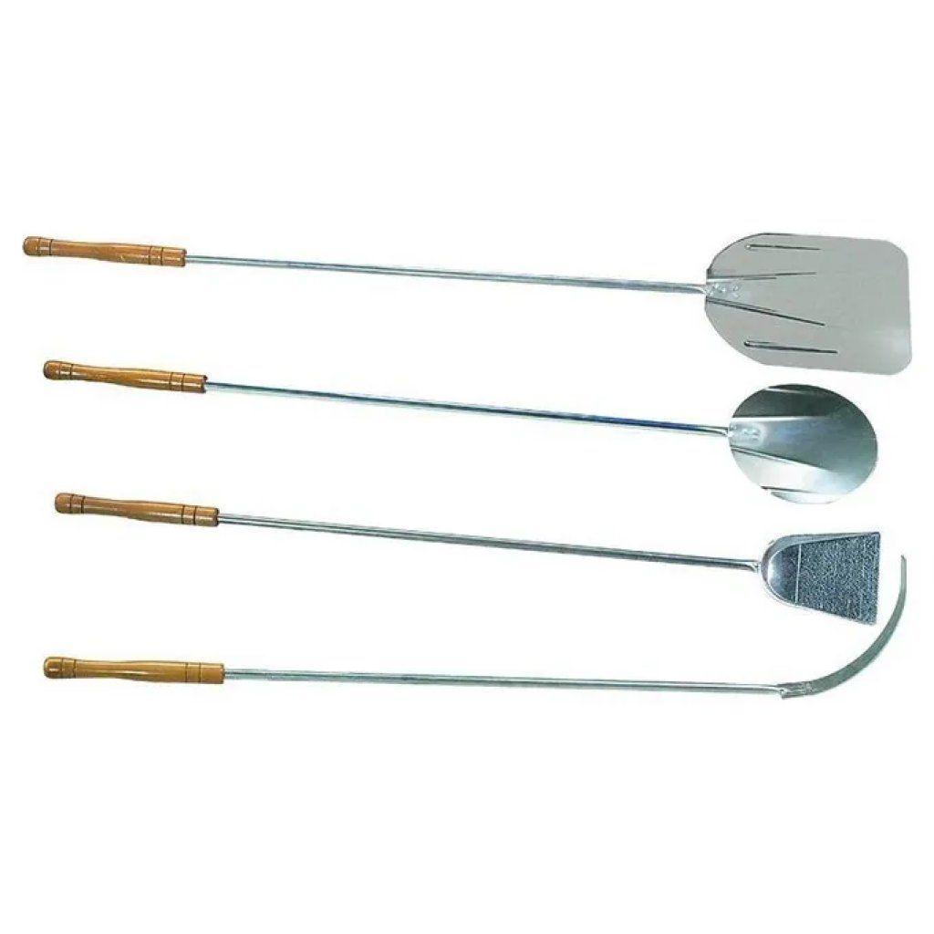 VIGOR-BLINKY ART1000 – Set 4 Pale da Forno in Acciaio Inox