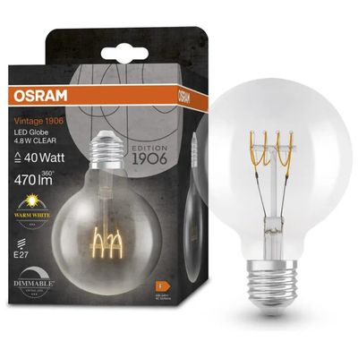 OSRAM Vintage 1906 Classic Globe G95 LED E27 4,8 W dimmerabile OSRAM Vintage 1906 Classic Globe G95 LED E27 4,8 W dimmerabile