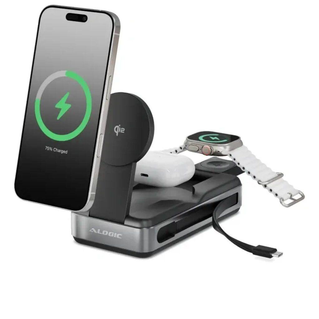 ALOGIC Roam Power Bank 21.000 mAh Qi2, USB-C 100W, Nero