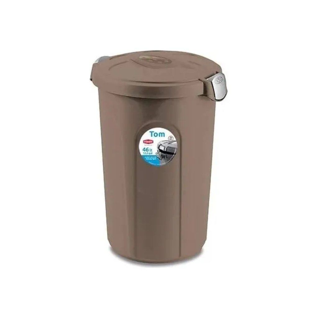 Stefanplast Tom STF954 Contenitore per Alimenti 46 L Tortora Stefanplast Tom STF954 Contenitore per Alimenti 46 L Tortora