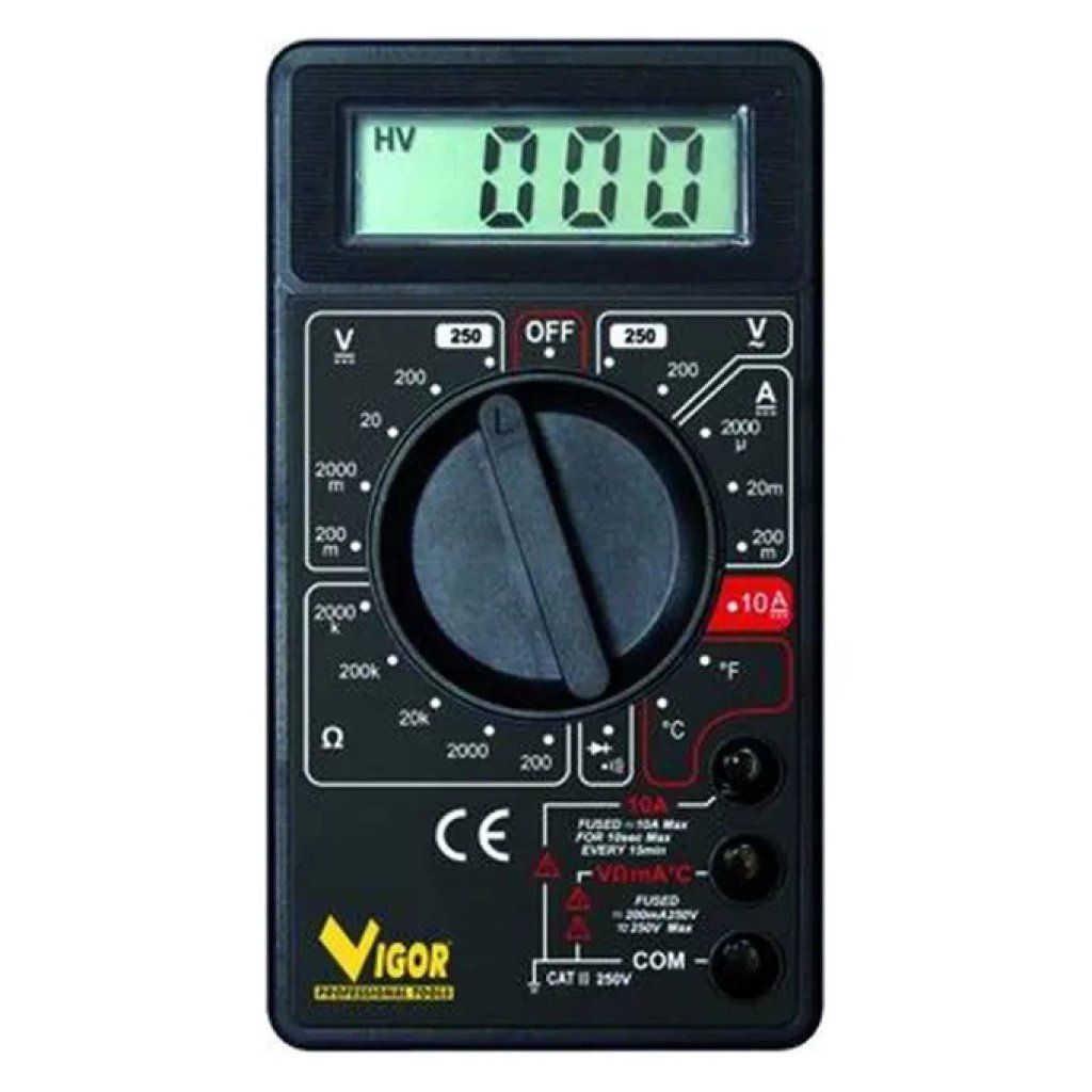 VIGOR-BLINKY Vigor Sirio 35605-10 Tester Digitale Multifunzione 250 V