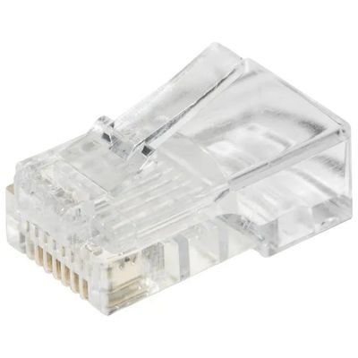 LINK Confezione 100 Connettori RJ45 Cat 5e UTP per Cavo Solido LINK Confezione 100 Connettori RJ45 Cat 5e UTP per Cavo Solido