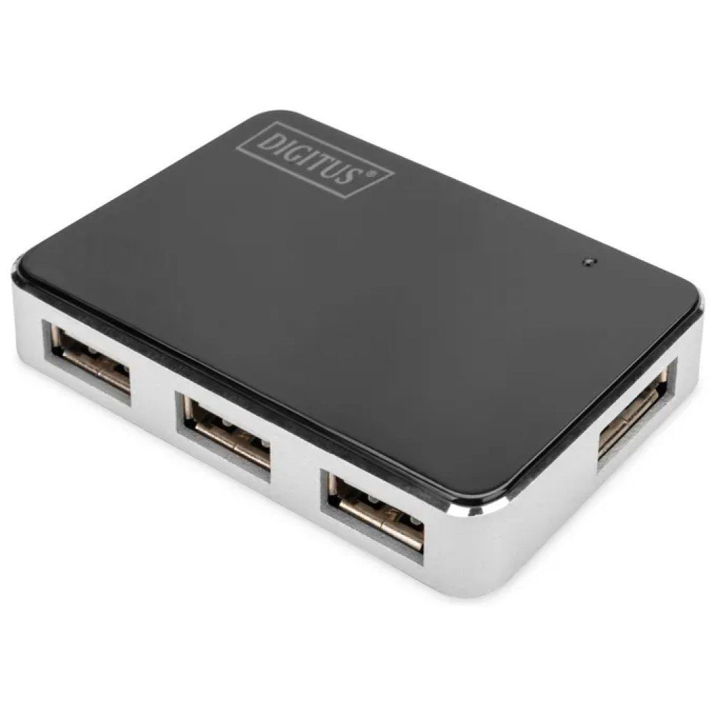 DIGITUS Hub USB 2.0 a 4 porte, 480 Mbps, nero DIGITUS Hub USB 2.0 a 4 porte, 480 Mbps, nero
