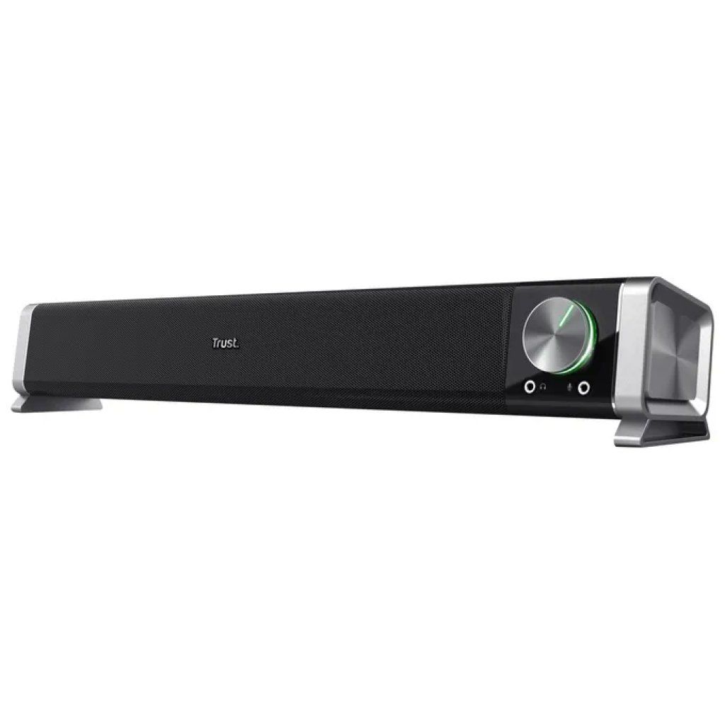 Trust Asto 21046 Soundbar 2.0 per PC e TV, 6 W RMS, USB, Nero Trust Asto 21046 Soundbar 2.0 per PC e TV, 6 W RMS, USB, Nero