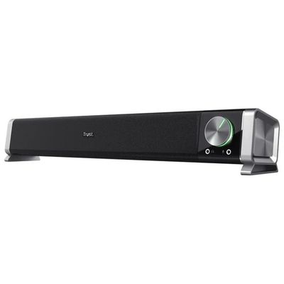 Trust Asto 21046 Soundbar 2.0 per PC e TV, 6 W RMS, USB, Nero Trust Asto 21046 Soundbar 2.0 per PC e TV, 6 W RMS, USB, Nero