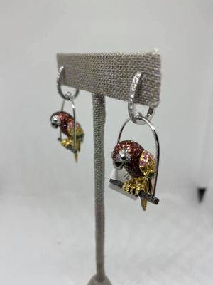 Parrot Swing Earrings