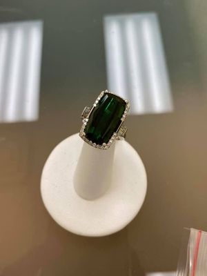 The Opal & Ruby Halo Ring