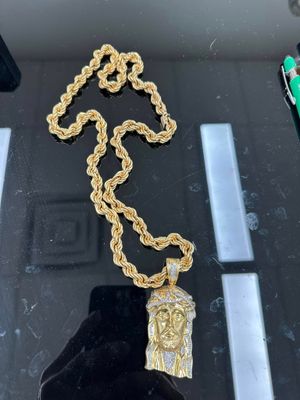 Jesus Piece Rope Chain