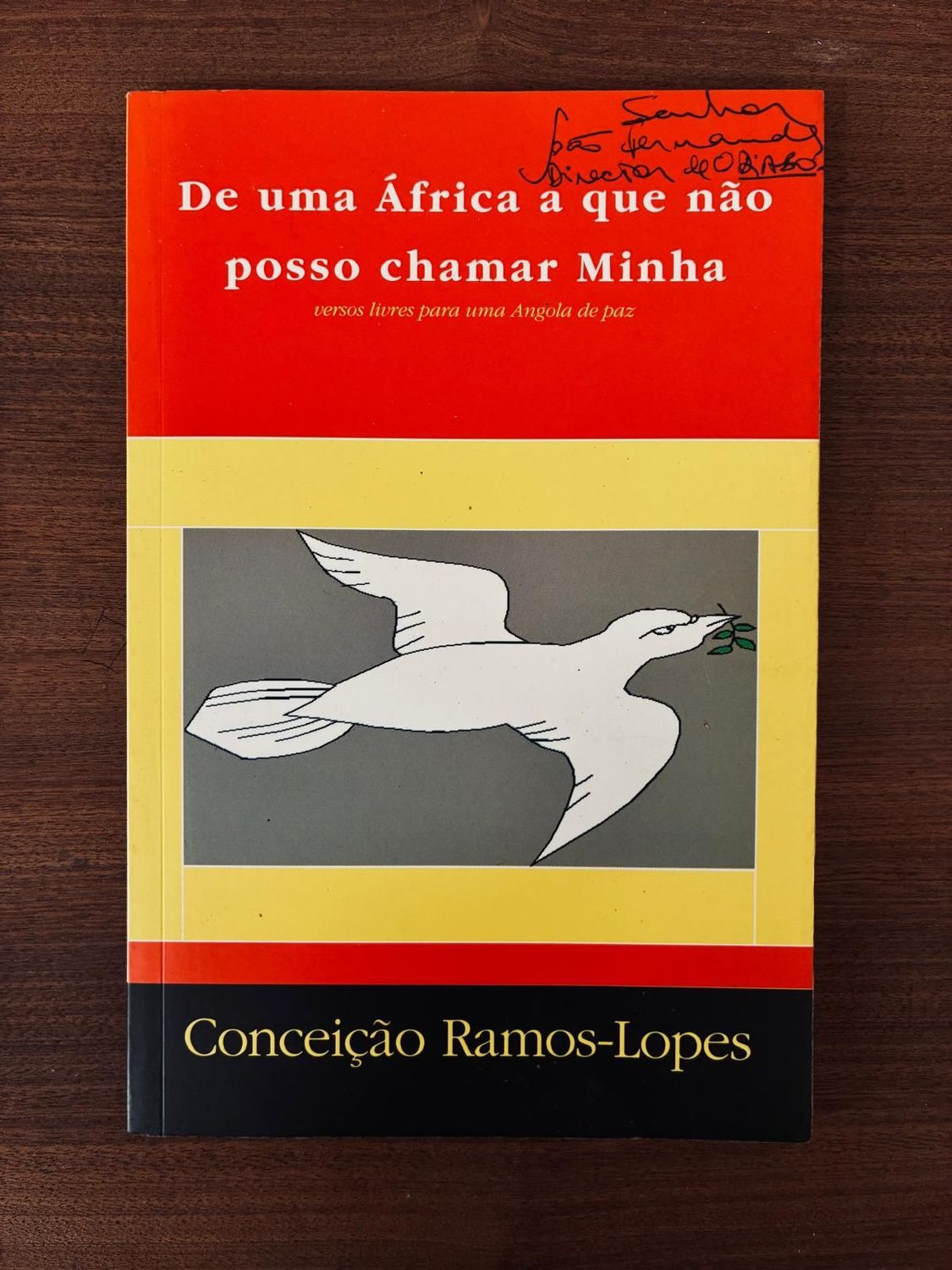 DE UMA ÁFRICA QUE NÃO POSSO CHAMAR MINHA
