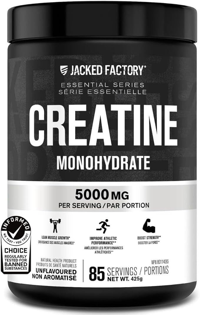 Jacked Factory Creatine Powder 85 Servings