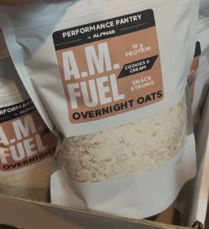 Alphas AM Fuel Overnight Oats