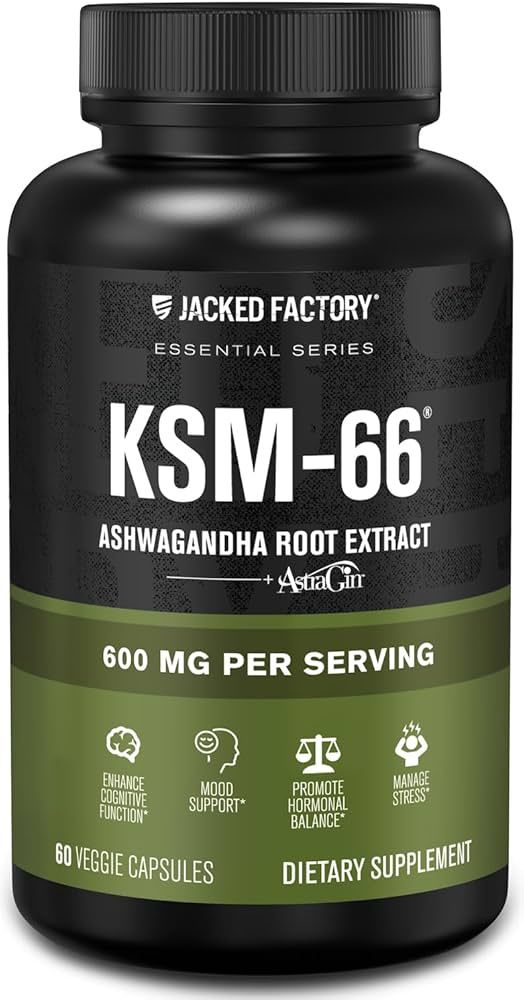 Jacked Factory KSM 66 Ashwagandha