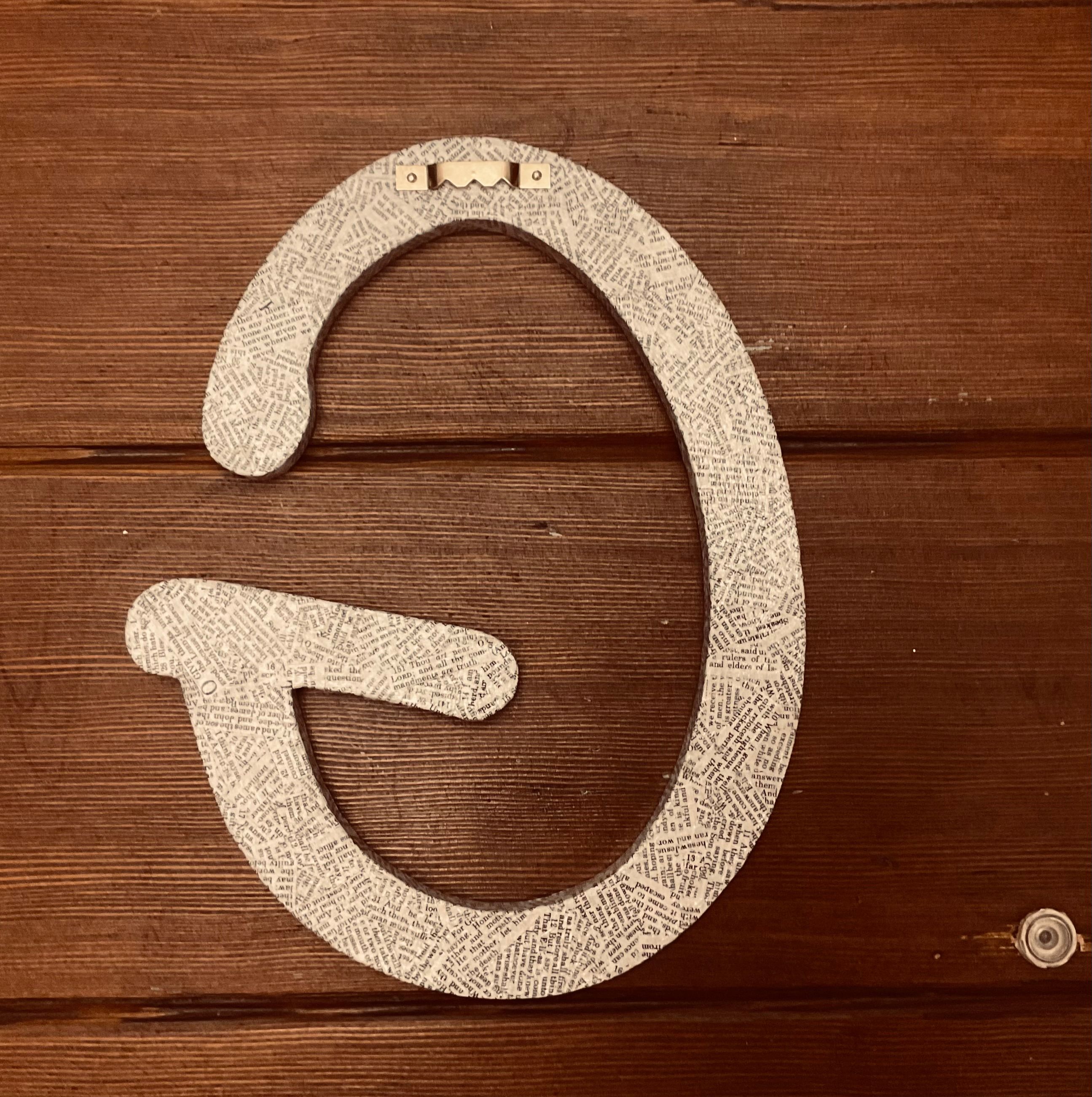 Letter G- medium