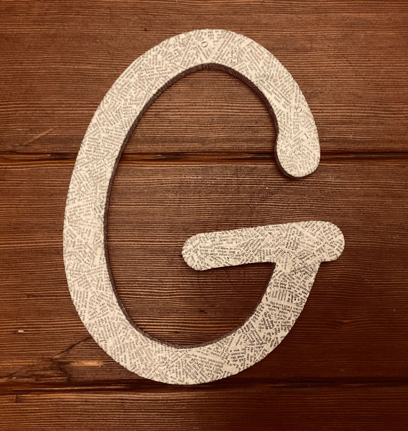 Letter G- medium