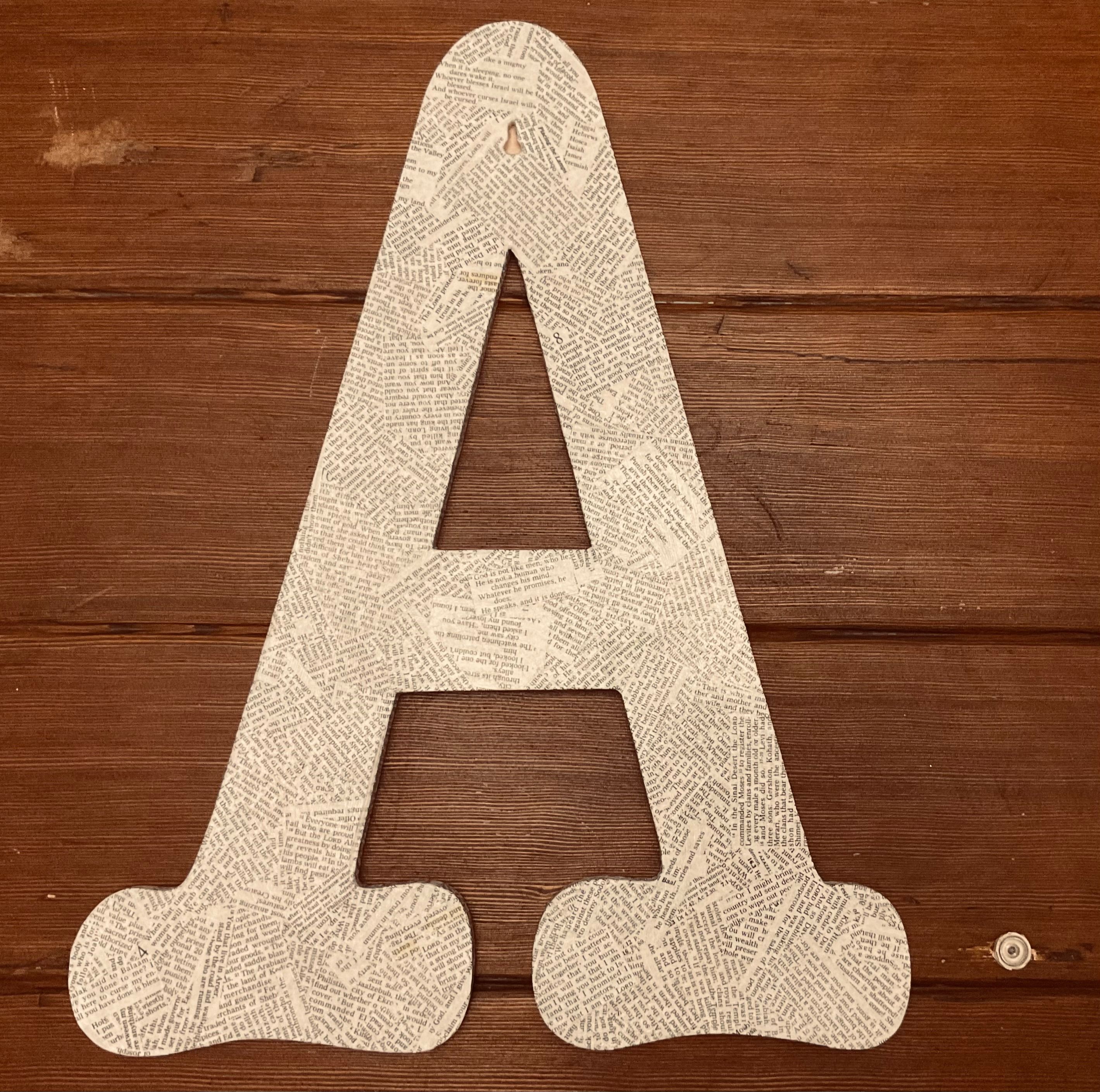 Letter A- X-Large