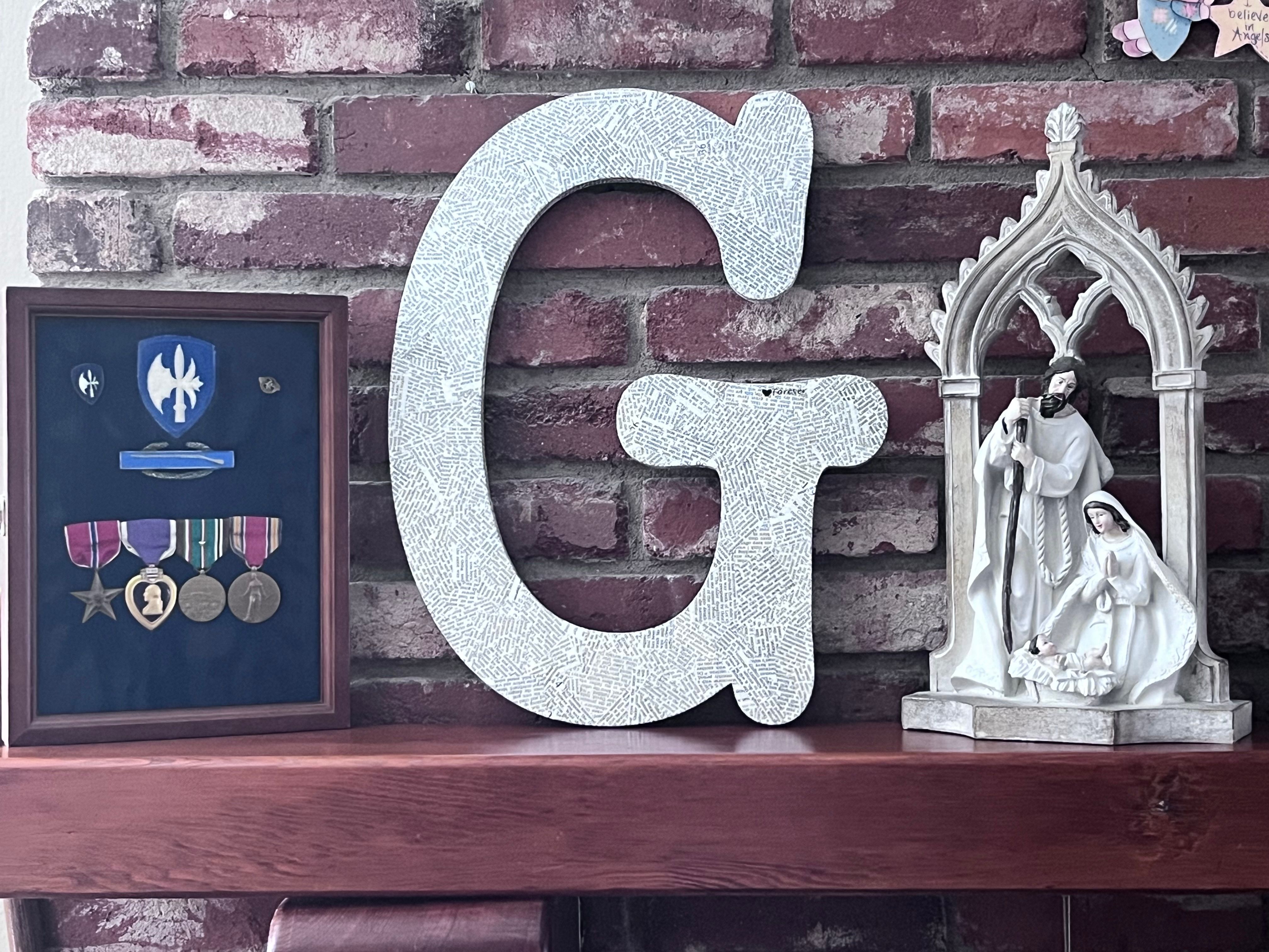 Letter G- X-Large