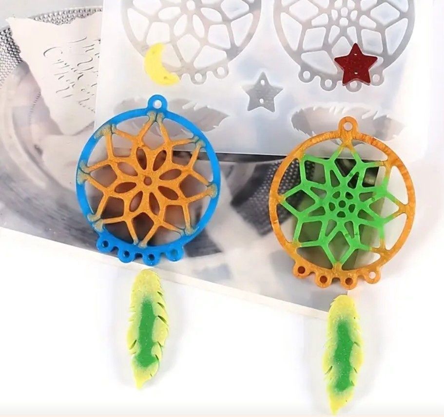 Dream catcher ear rings
