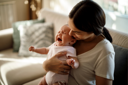 Les maux fréquents chez le jeune bébé
