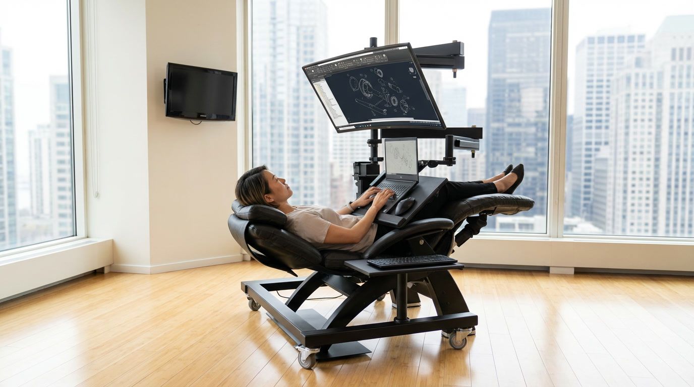 Reclining Chair Workstation 1