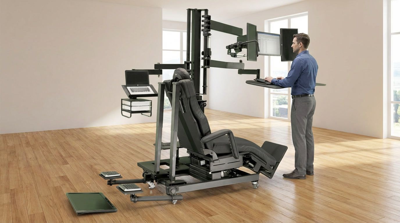 Zero Gravity Workstation 0b-XL-Prone
