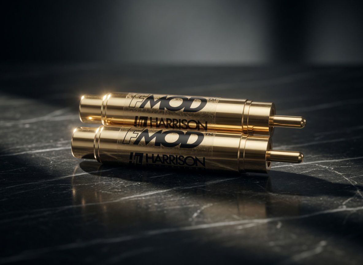 FMOD Inline Audio Crossover Low Pass Gold Finish