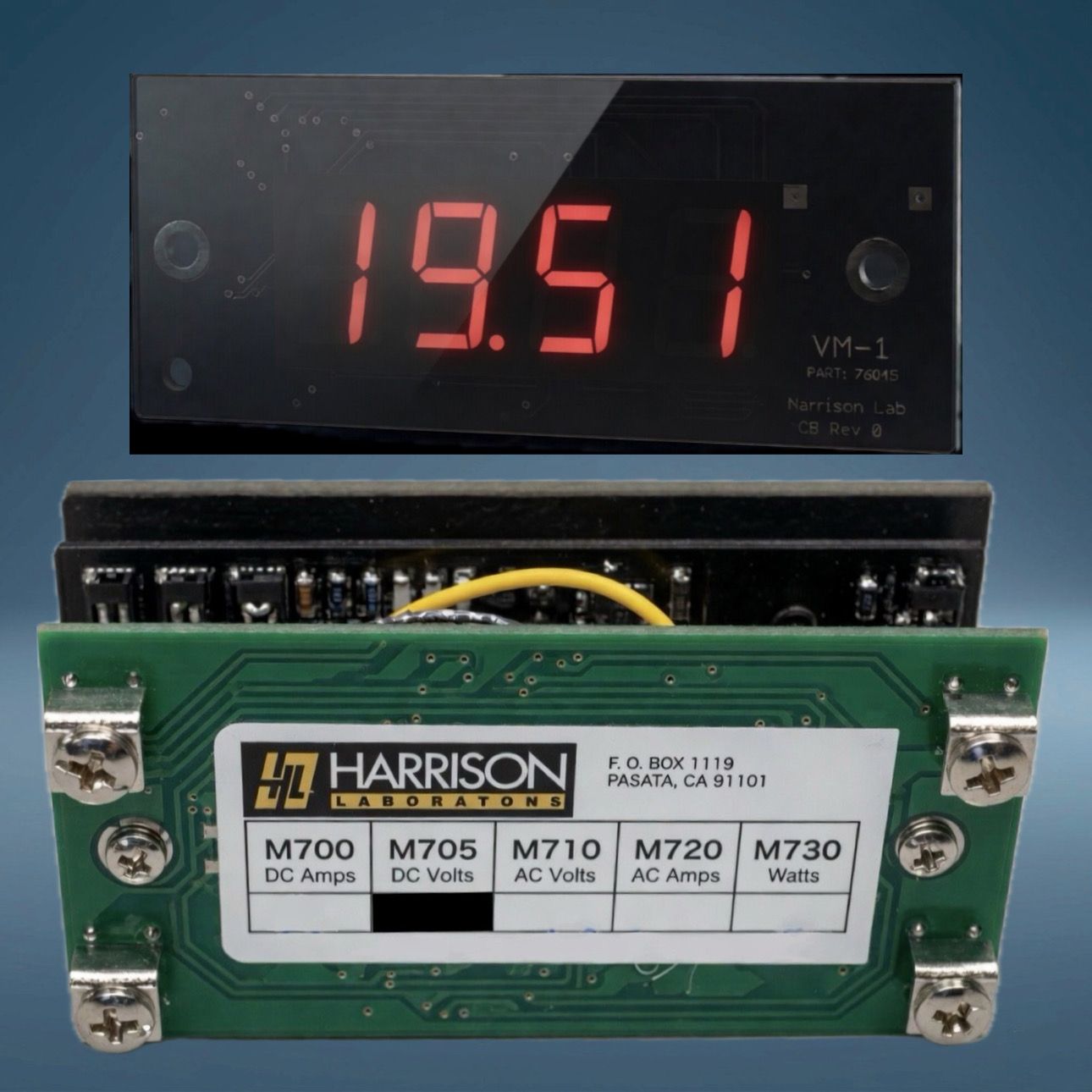 M705 DC Volt Panel Meter