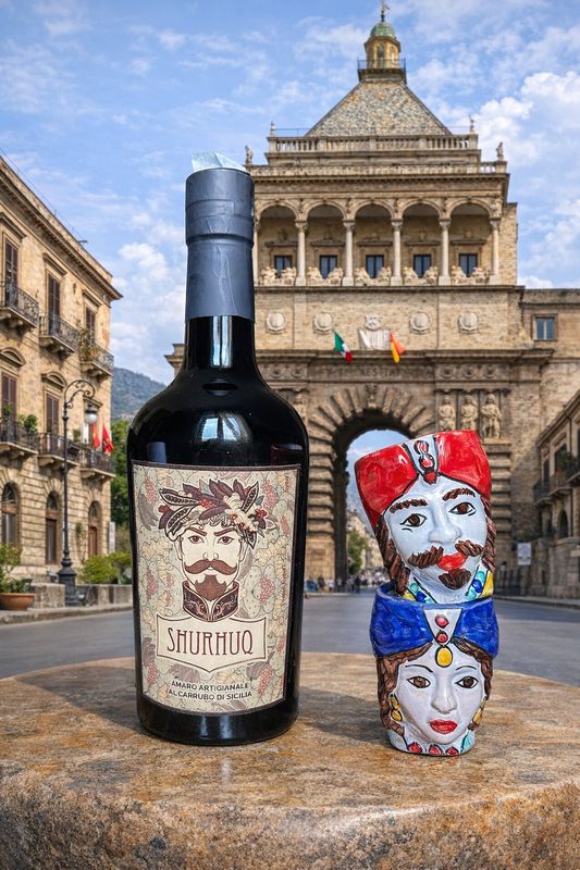 SHURHUQ AL CARRUBO 70 CL + 2 BICCHIERINI SHURHUQ AL CARRUBO 70 CL + 2 BICCHIERINI