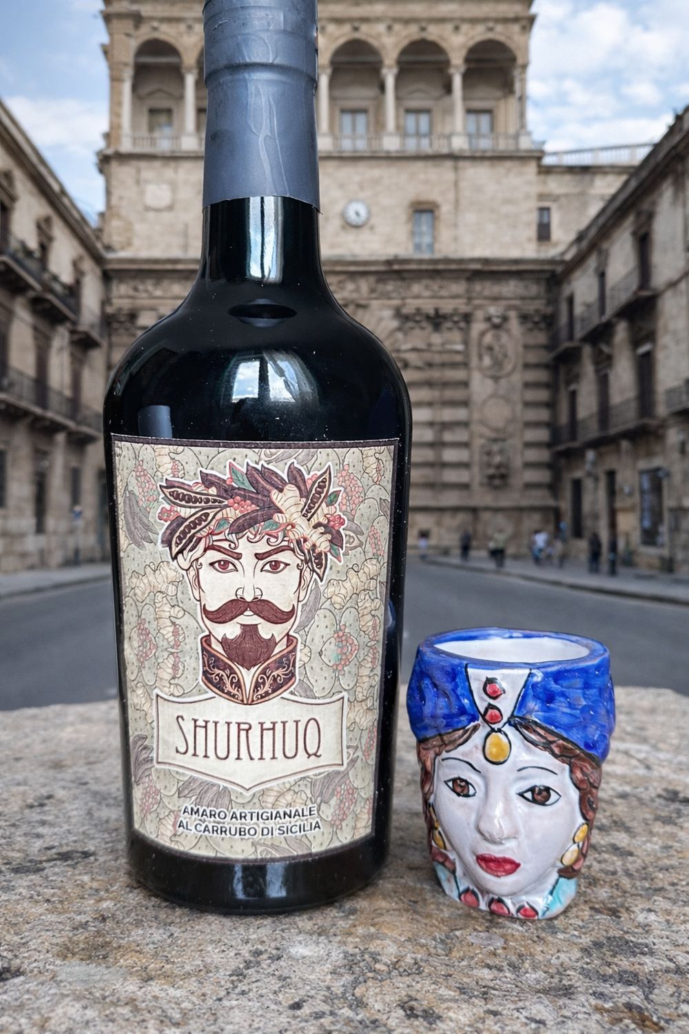 SHURHUQ AL CARRUBO 70 CL + BICCHIERINO DONNA