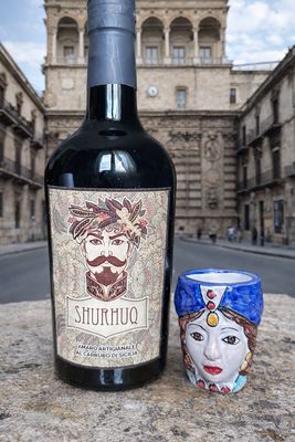 SHURHUQ AL CARRUBO 70 CL + BICCHIERINO DONNA