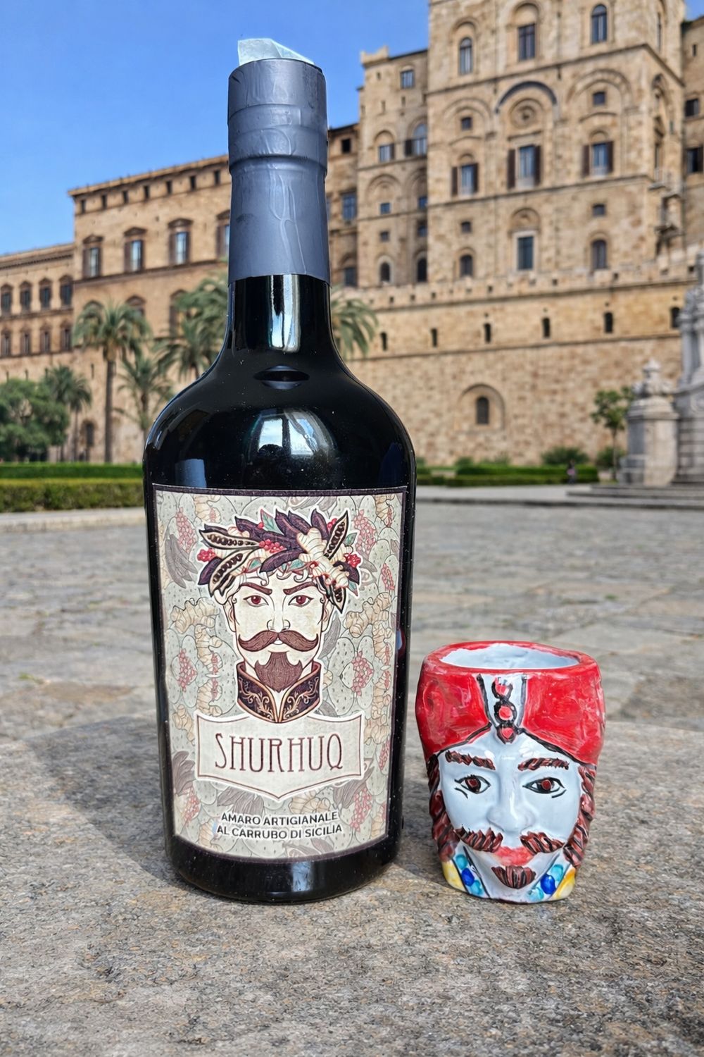SHURHUQ AL CARRUBO 70 CL + BICCHIERINO UOMO