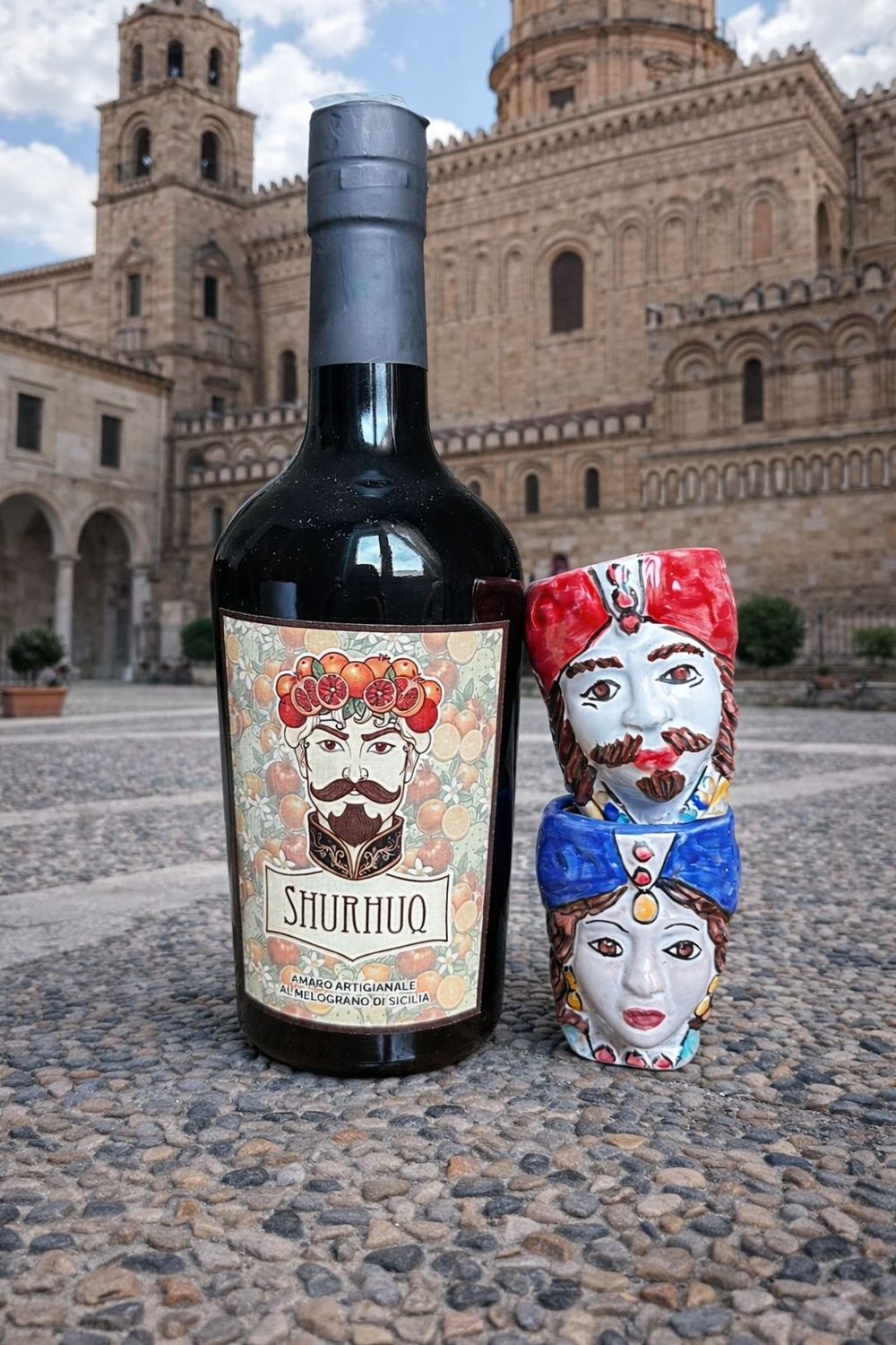 SHURHUQ AL MELOGRANO 50 CL + 2 BICCHIERINI