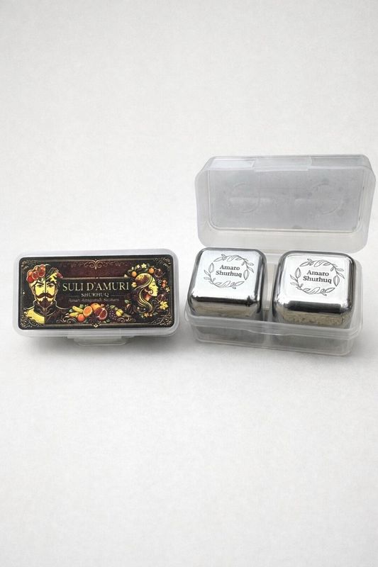 CUBETTI DI GHIACCIO IN ACCIAIO INOSSIDABILE