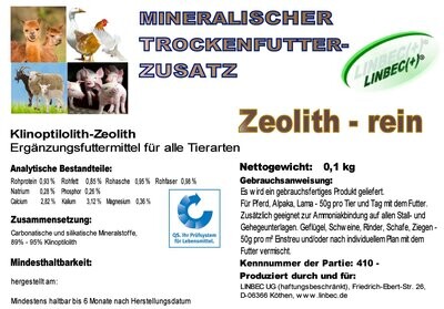 LINBEC(+)® - Zeolith - rein - 0,1kg