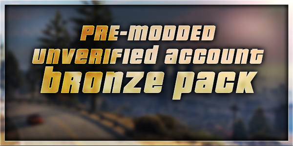 GTA 5 - Pre-Modded Account - Bronze Pack
