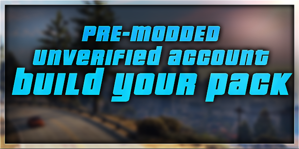 GTA 5 Pre Modded Account - Build Your Pack!