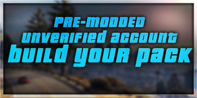 GTA 5 Pre Modded Account - Build Your Pack!