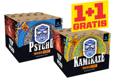 0442 Psycho + Kamikaze Set van 2 x 10 shots