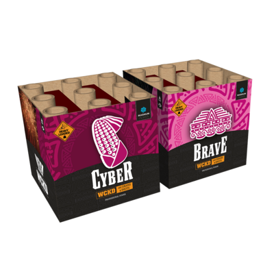 0443 Cyber &amp; Bravo Set van 2 x 9 shots