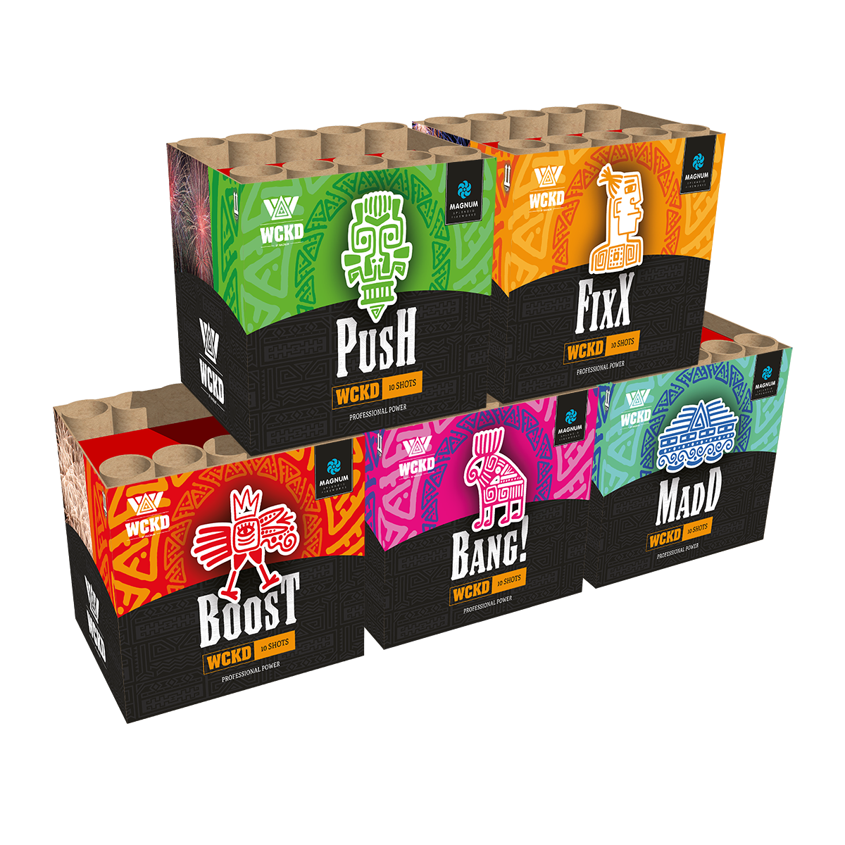 0462 WCKD Spacer set van 5 x 10 shots