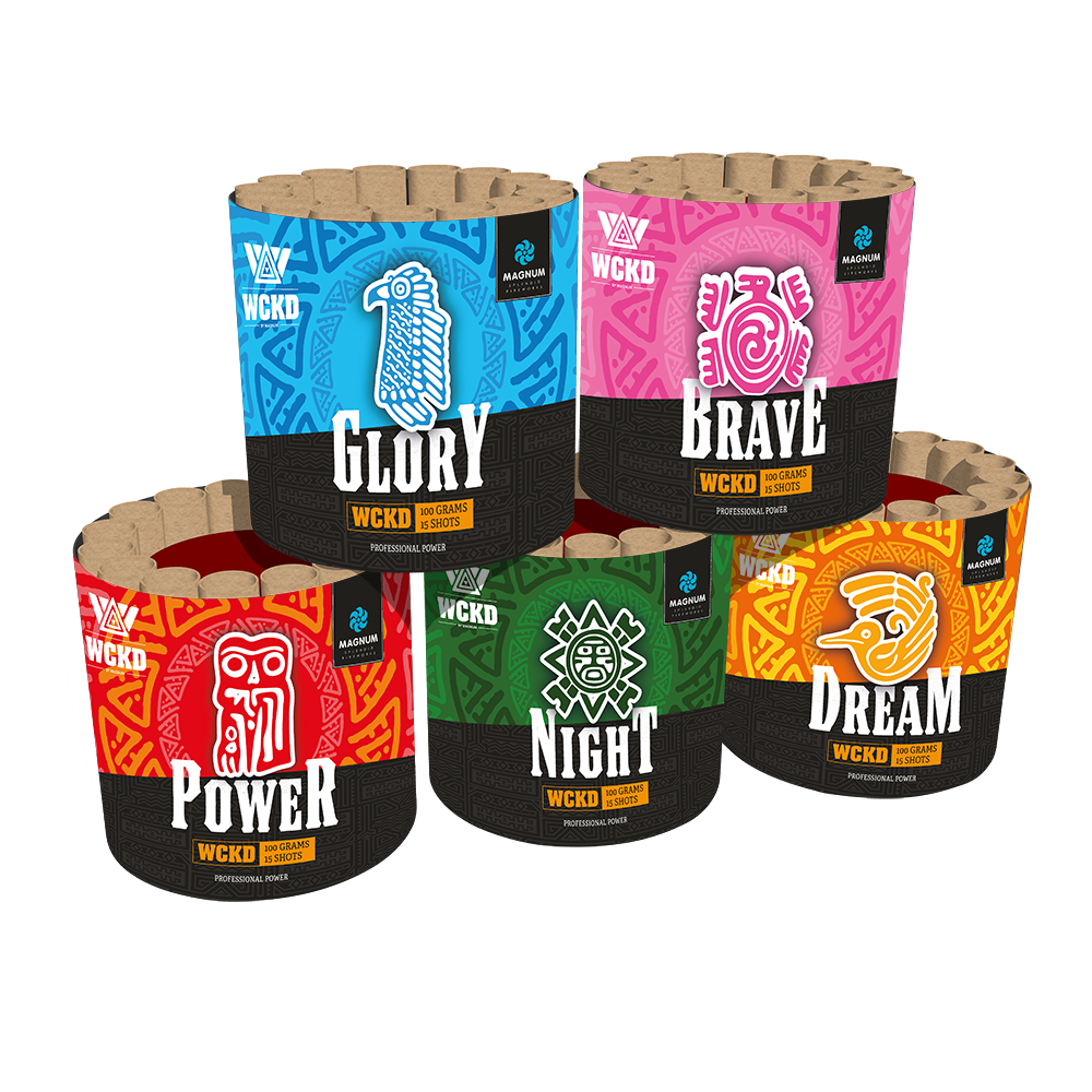 0468  WCKD Winners Set van 5 x 15 shots