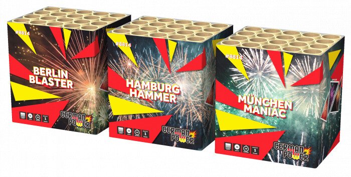 8814 BERLIN BLASTER - HAMBURG HAMMER - MÜNCHEN MANIAC = 2+1 GRATIS!