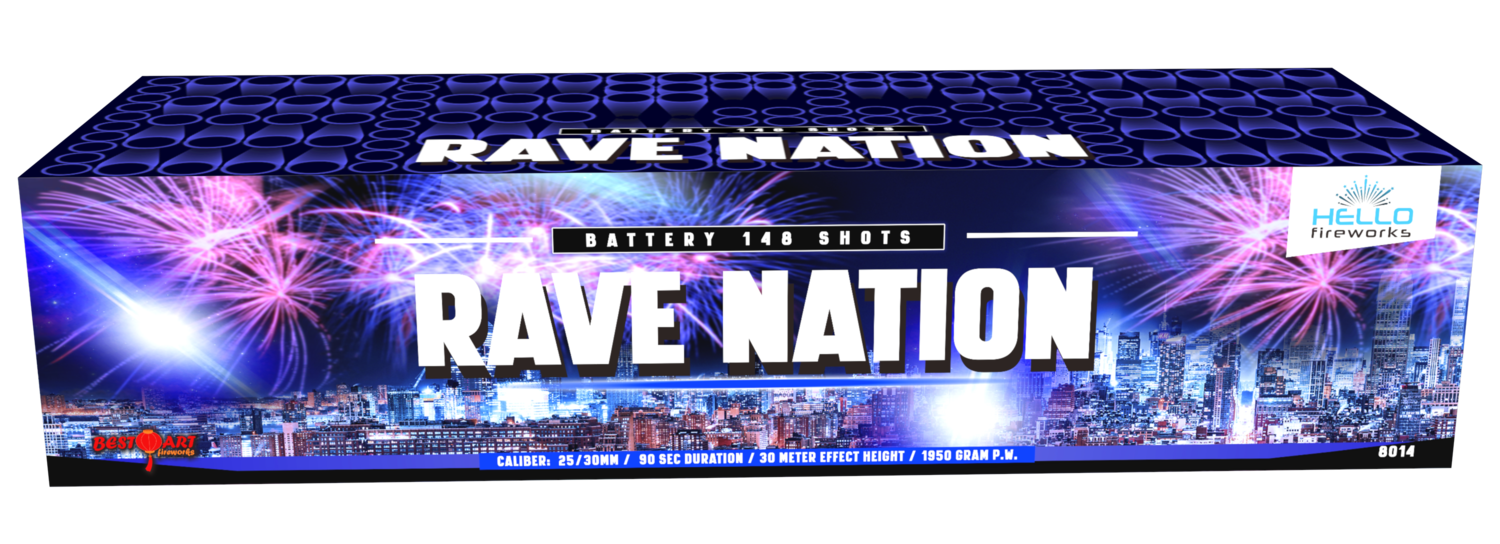 8014 Rave Nation  148 shots