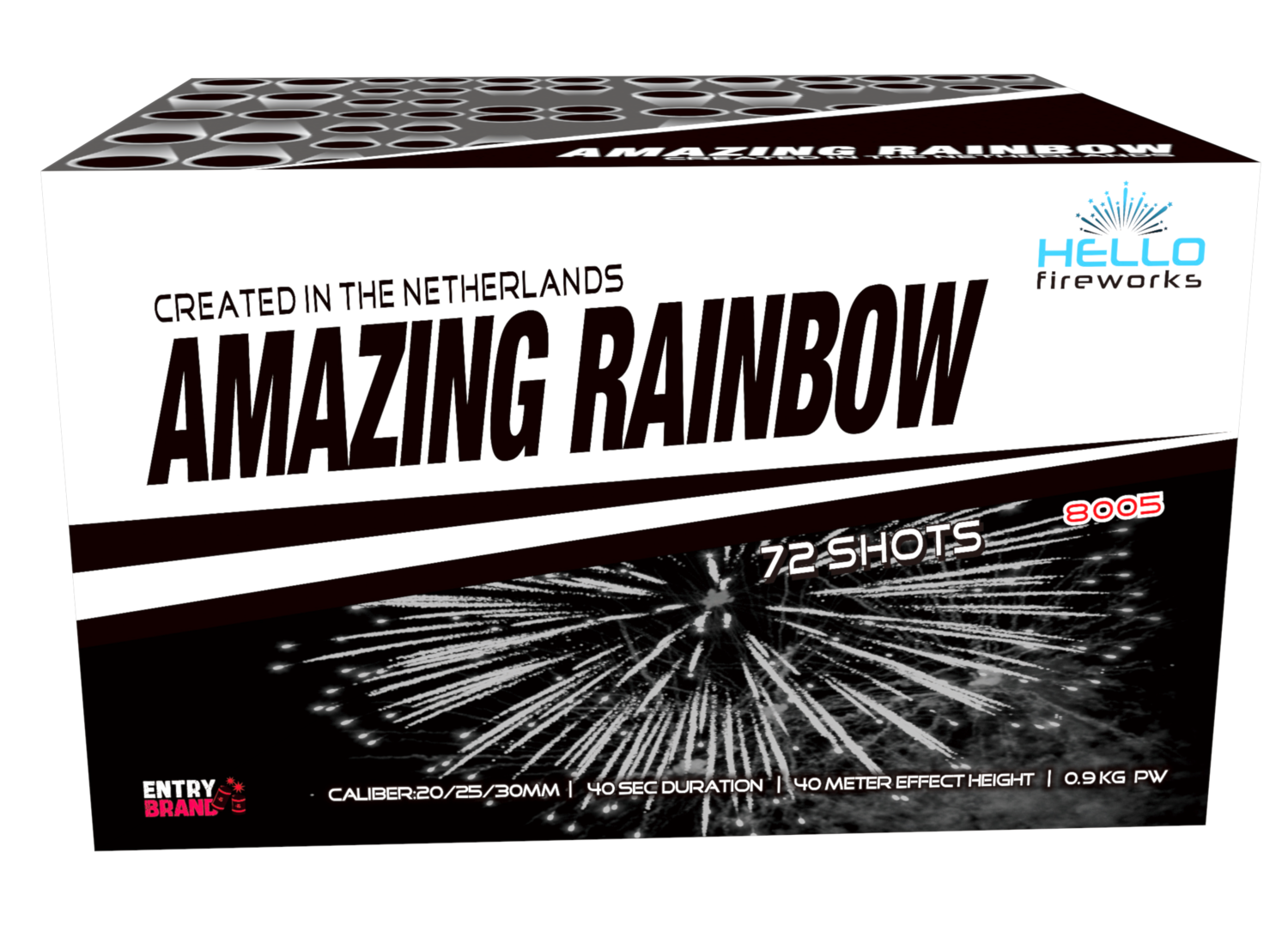 8005 Amazing Rainbow  72 shots