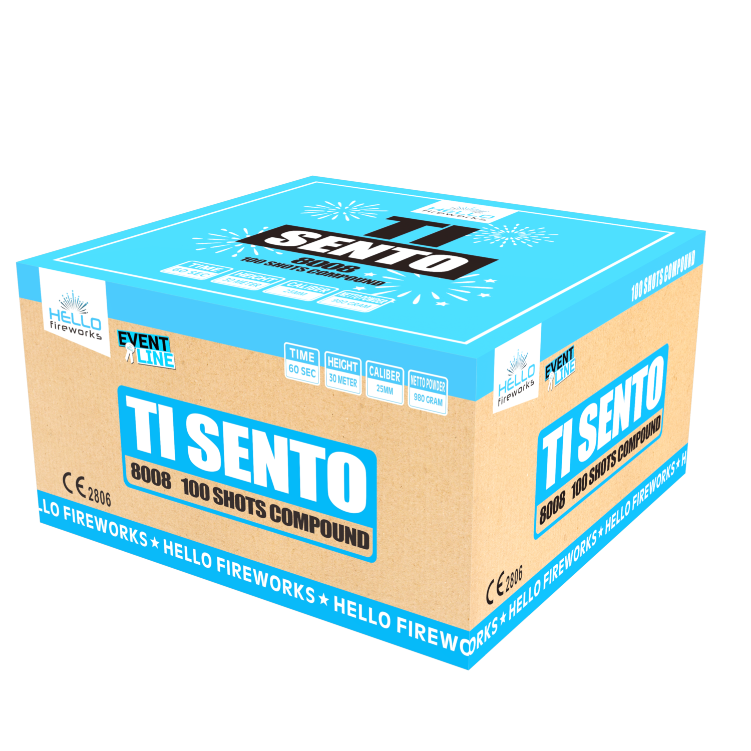 8008 Ti Sento  100 shots