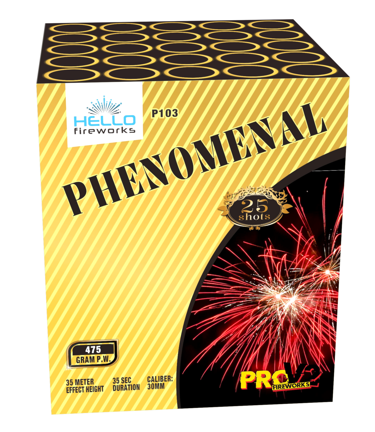 P103 Phenomenal  25 shots