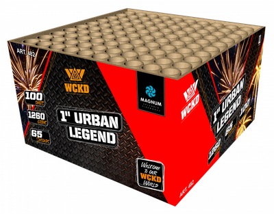0482 Urban Legend 1&quot; 100 shots