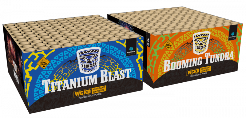 0455 Titanium Blast &amp; Booming Tundra Set van 2 x 100 shots
