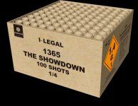 1365 1.2&quot; The Showdown 100 shots